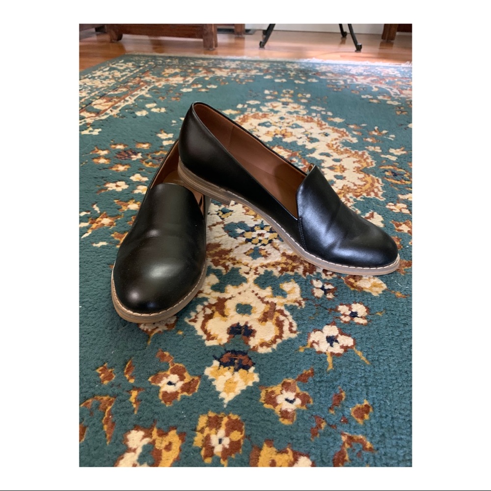 Black Flat Loafers
